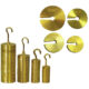 Set of slotted Weights in Brass manufacturer indiaprice_infralabindia